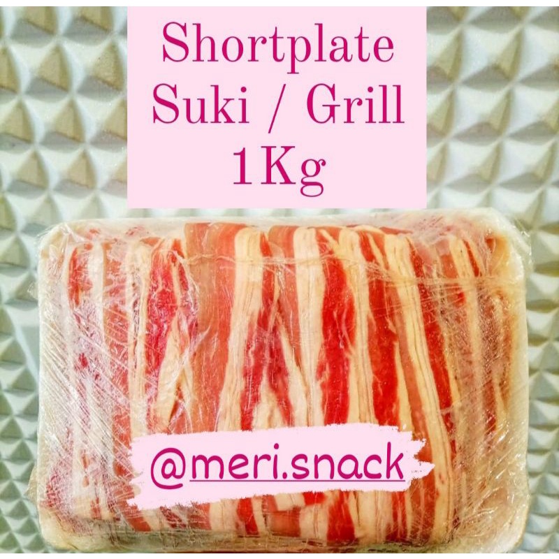 Shortplate Daging Sapi Slice 1Kg