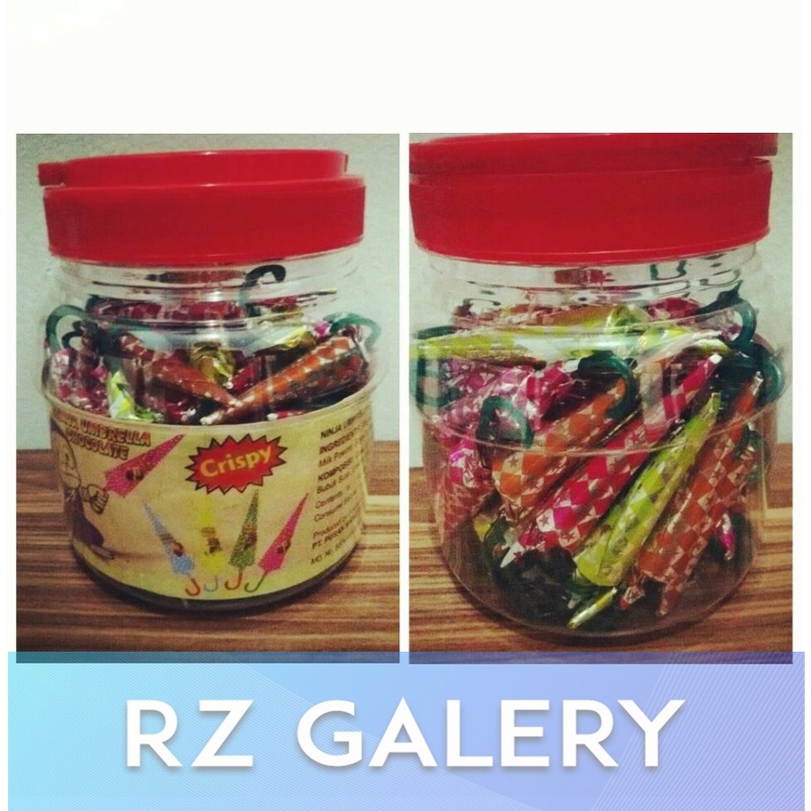 

snack jadul coklat payung 1 toples isi 50 pcs RZ galery