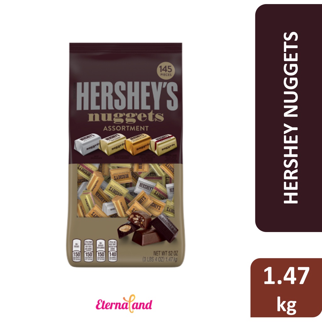 

Hershey Nuggets Assortment Chocolate Bulk Size - cokelat ukuran besar