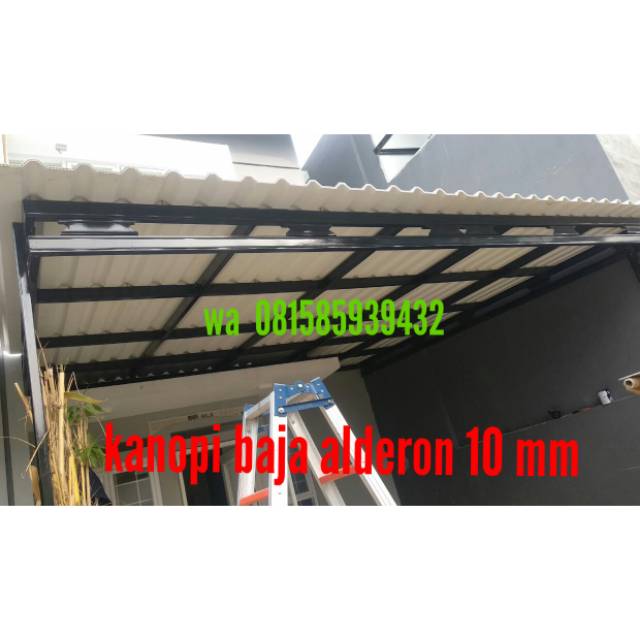 Kanopi baja atap upvc alderon