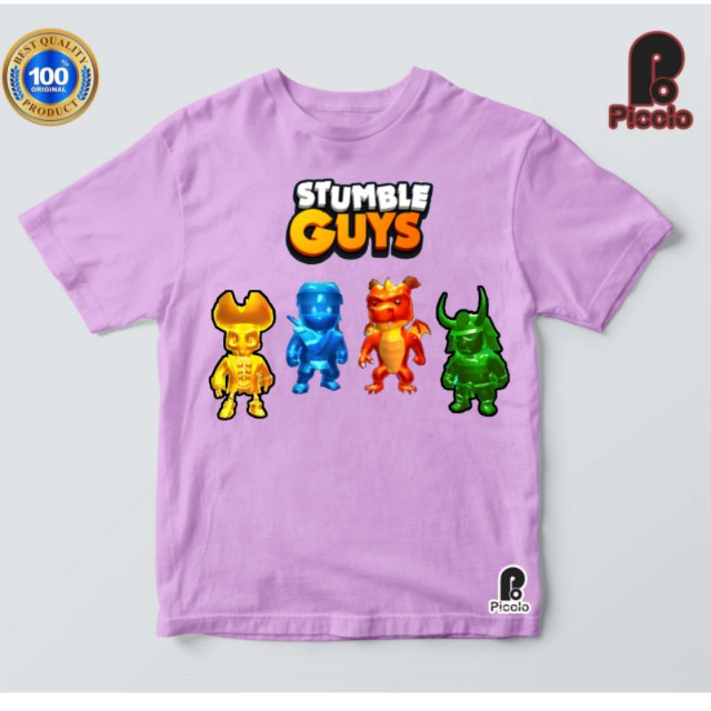 kaos baju anak stumble guys bahan premium