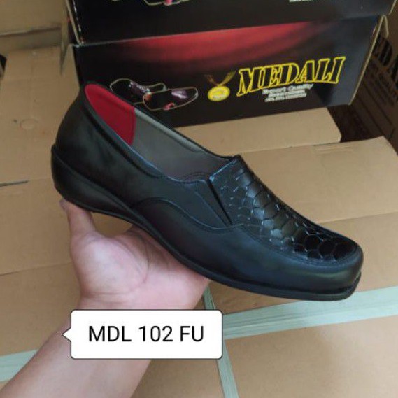 Sepatu Kulit Wanita Polwan,PNS,,sepatu kerja formal tampil lebih keren