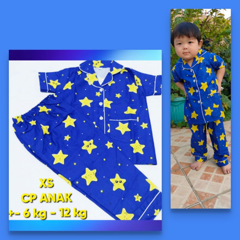 Baju tidur anak 1-12 tahun