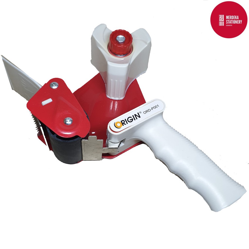 

Tape Dispenser/Pemotong Plakban/Lakban Besar Origin 2"/2 inch dengan Pegangan/Gagang