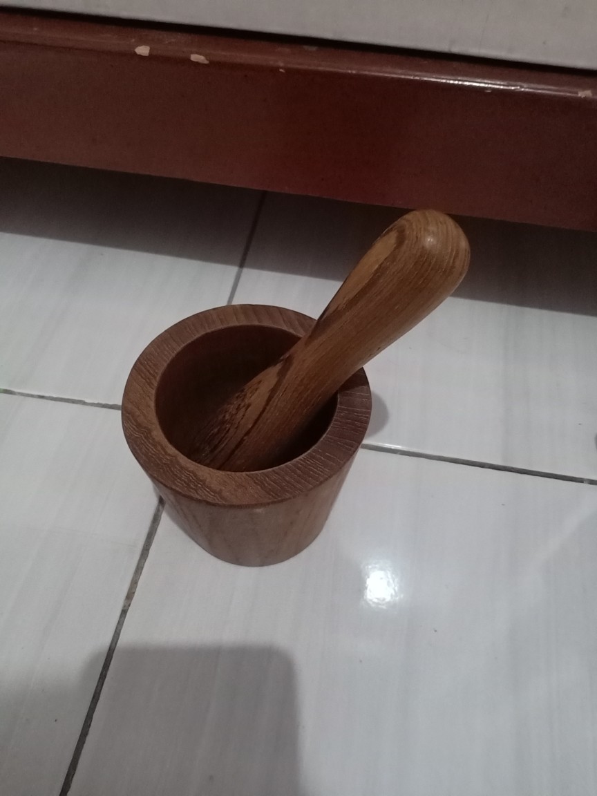 Lumpang Kayu | Tumbukan Kayu | Lumpang Kayu Kecil | Lumpang