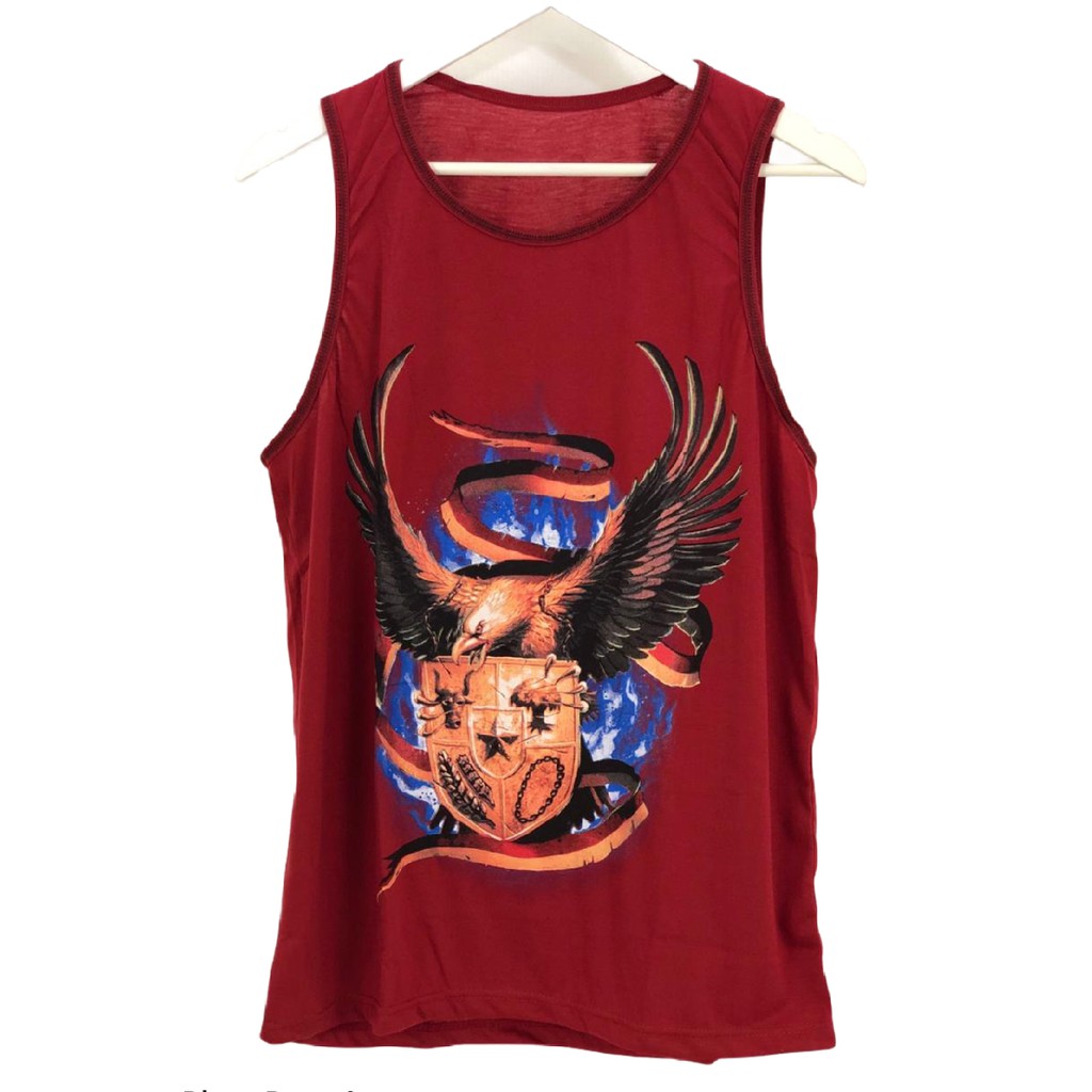 Kaos Singlet Pria Gambar Garuda