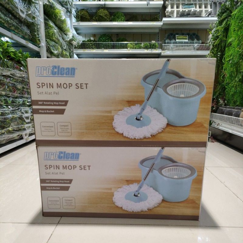 PROCLEAN SET ALAT PEL PUTAR SPIN MOP