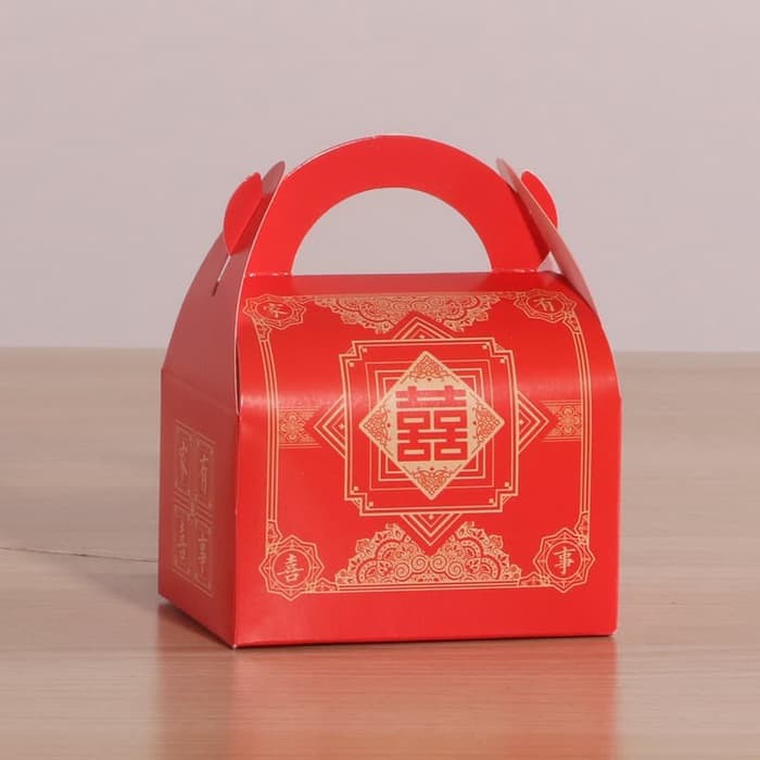 

JGO Box Merah Kotak Sangjit / Souvenir Box Jinjing Shuangxi