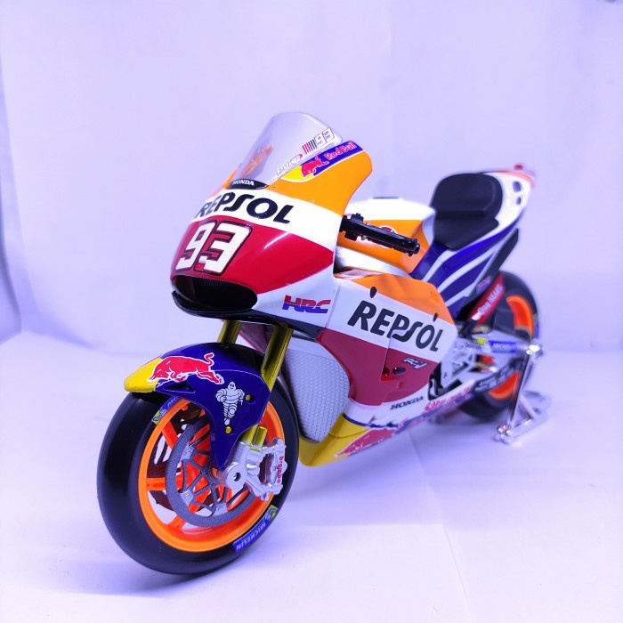 DIECAST MINIATUR MOTOGP HONDA REPSOL RC213V 2017 1:10 MAINAN MOTOGP