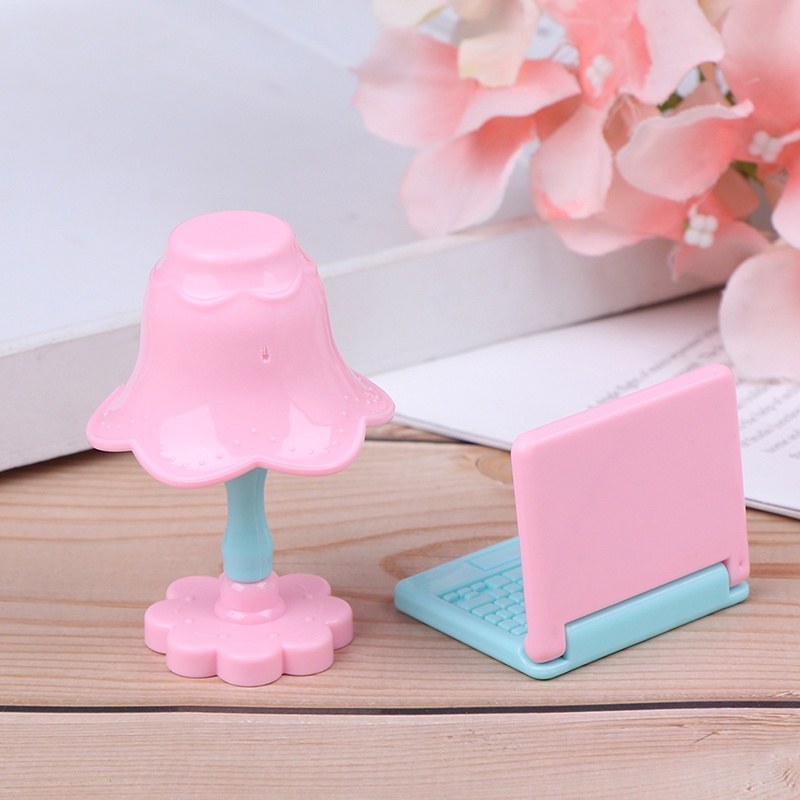 Justenjoyingg.id Miniatur Lampu Komputer / laptop Untuk Aksesoris Rumah Boneka