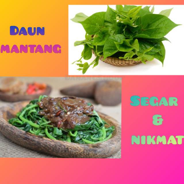 

Daun ubi jalar 150gr / daun mantang (100% alami)