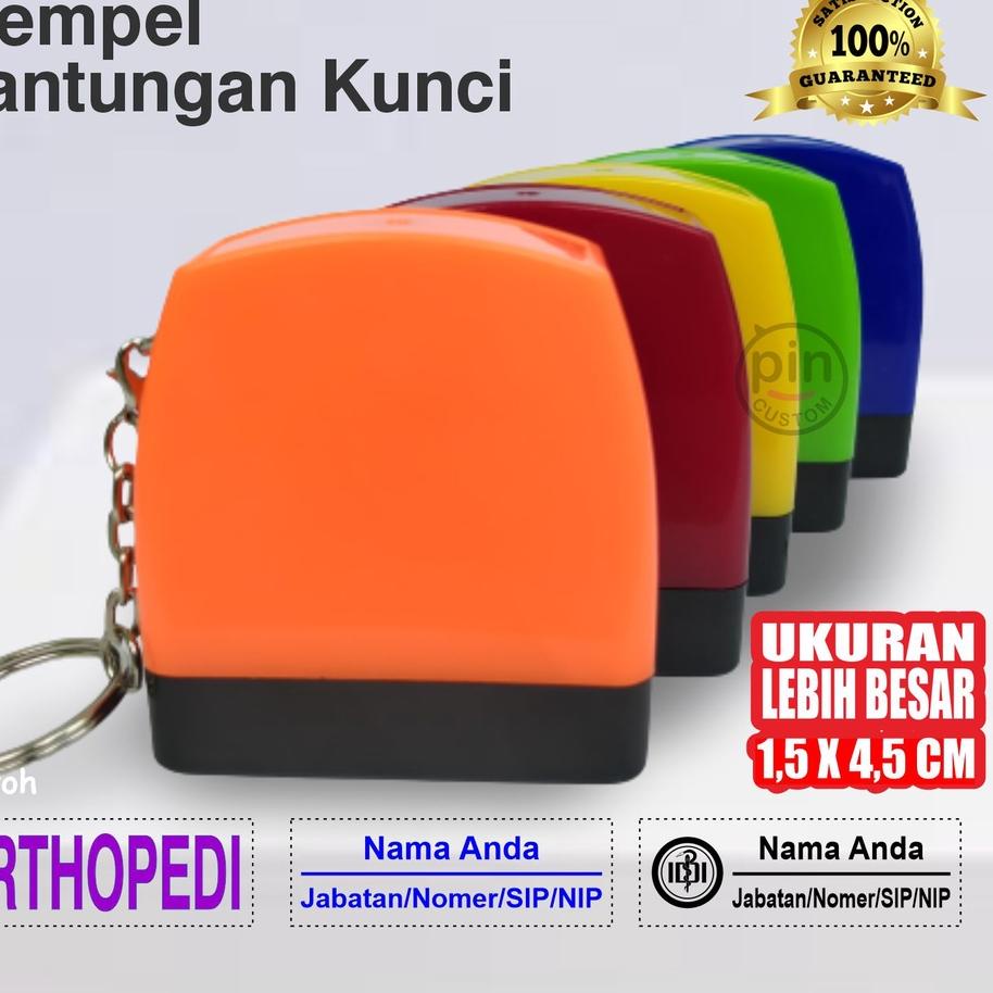 

NEW !!! 9.9 [ LEBIH BESAR ] STEMPEL NAMA JABATAN NIP SIP HP DOKTER BIDAN PERAWAT RUANG POLI LOGO TOKO size 15x45 [KODE 0]