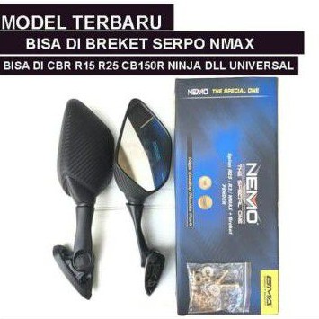 SPION R25 CARBON PENDEK NMAX PCX CBR R15 R25 XMAX