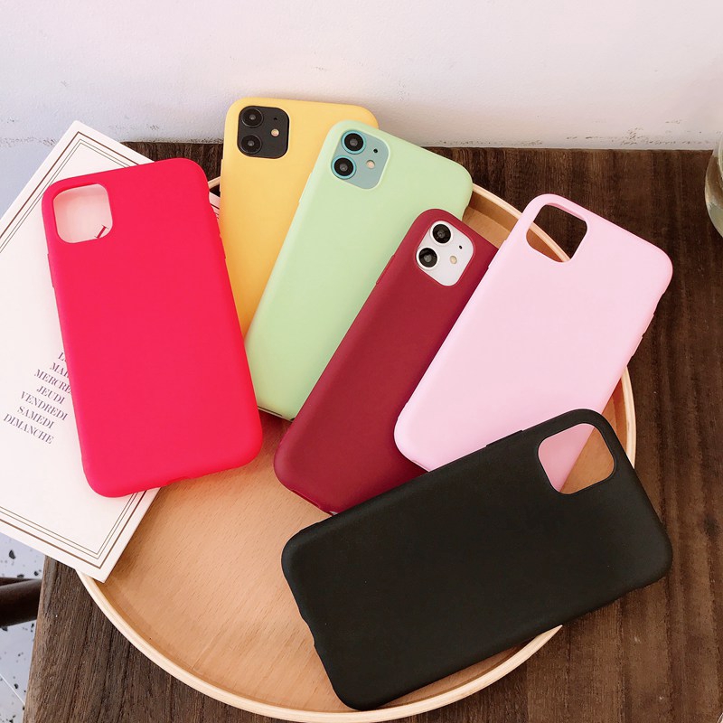 Soft Case Silikon Warna Hijau untuk HP oppo a31 2020 A5 A9