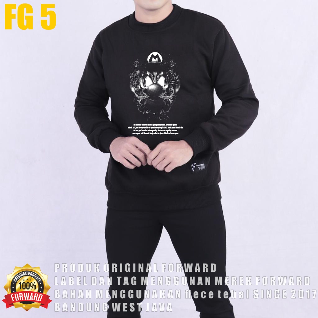 Forward System Sweater Sweatshirt Crewneck Jumper Unisex Soft Fleece Size M L XL FG5