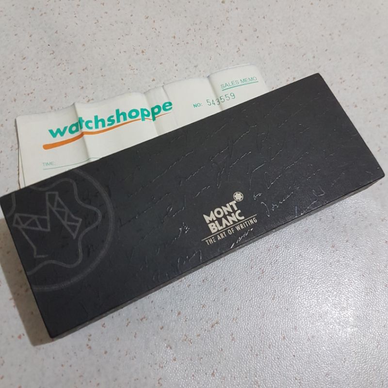 

Dijamin asli kotak pulpen pen fountain pen MontBl4nc kwitansi luar negeri