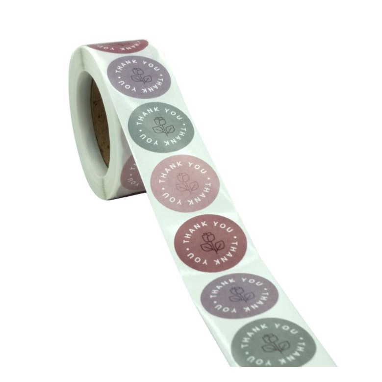 

Sticker Stiker Roll Label Cookies THANK YOU 29