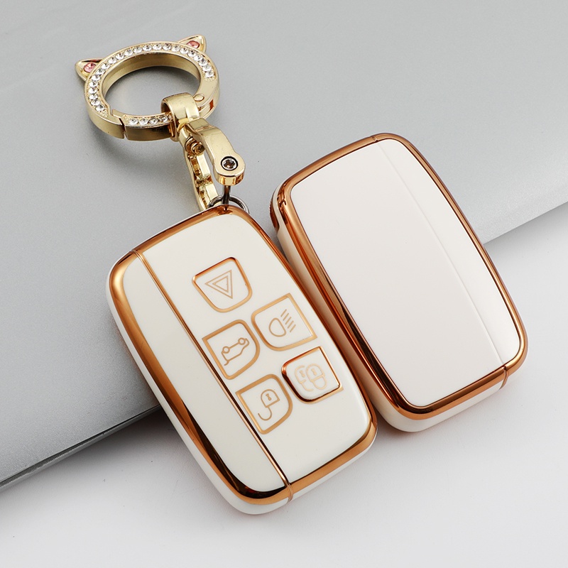 Casing Kunci Mobil Bahan TPU Untuk Land Rover Range Rover Sport Evoque Freelander Jaguar XF XJL XF