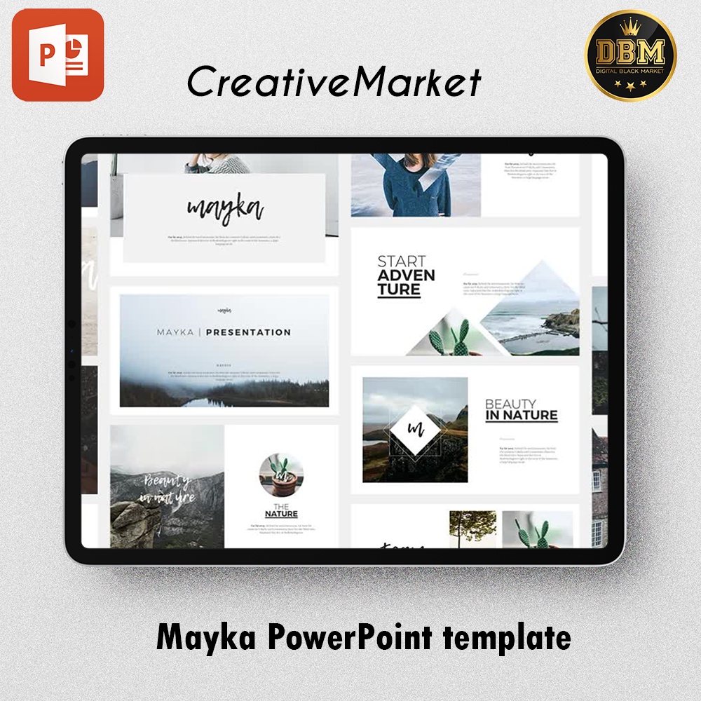 Mayka Power Point template