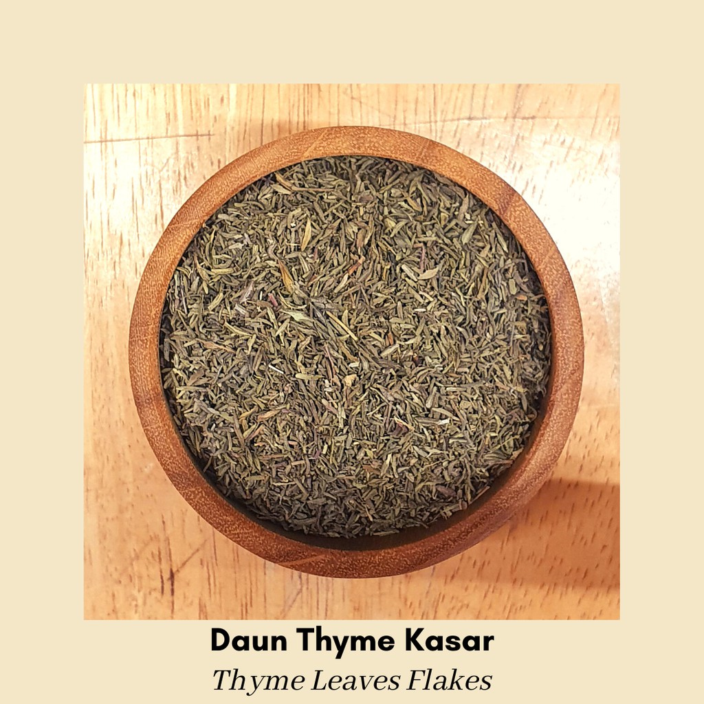

Daun Thyme Kasar / Thyme Leaves Flake