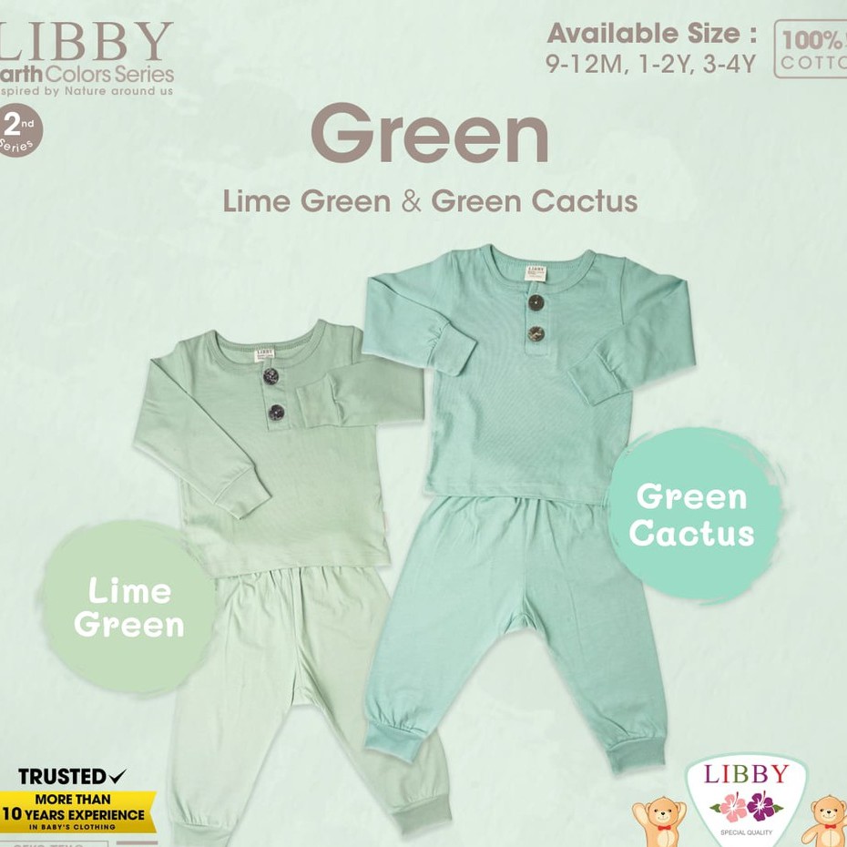 LIBBY EARTH SERIES Stelan Oblong Panjang Celana Panjang