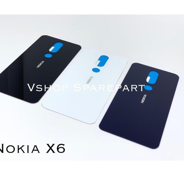 Best Terlaris KKE Backdoor Back Casing Tutup Baterai Nokia 6.1 Plus X6 TA1116 W80 Ready