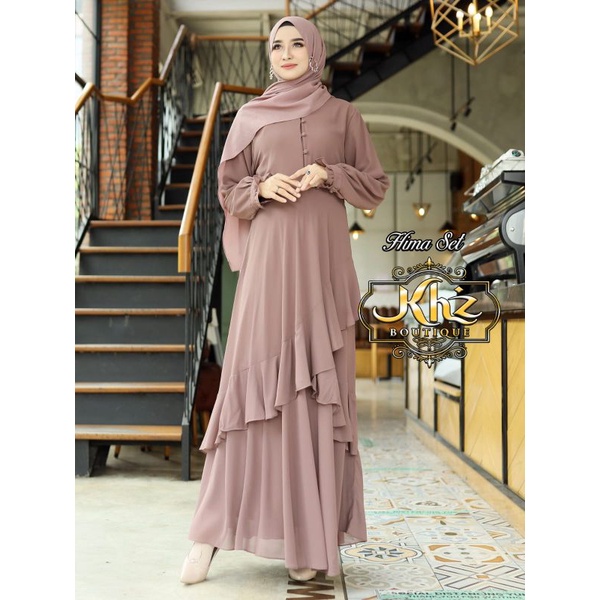 Hima Gamis Has boutique khz Gamis premium