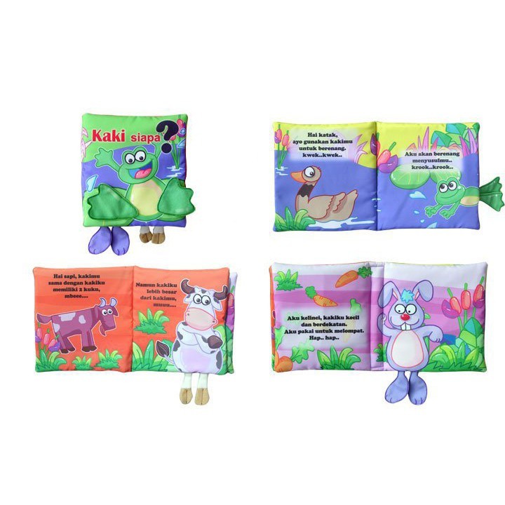 Softbook / Buku Kain / Buku Bantal Kaki Siapa