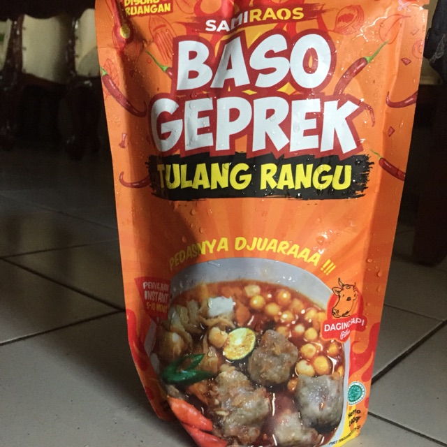 

Baso geprek tulang rangu UPDATE STOCK