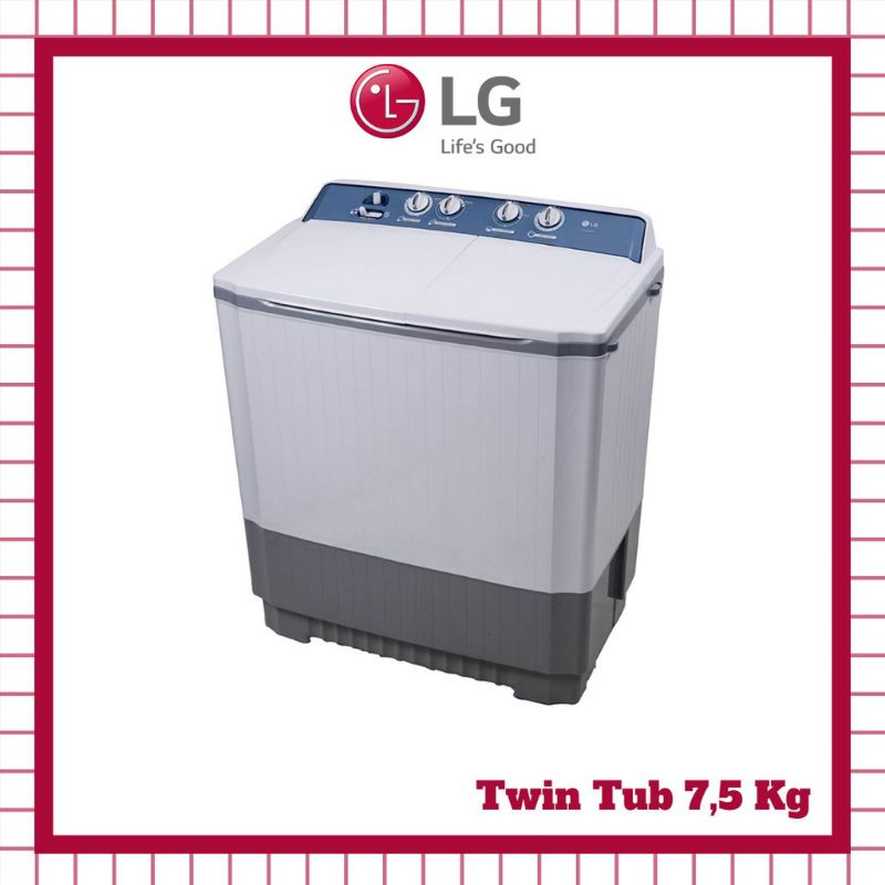 Mesin cuci LG 2 tabung 7,5kg