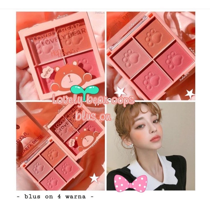 [ ECER ] MILA PEACH &amp; HENGFU BLUSHER 4 WARNA