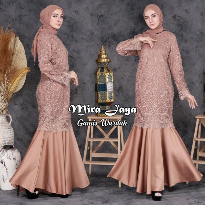 BISA COD/GAMIS OGINAL/GAMIS WARDAH/GAMIS TULLU FULL BORDIR/MIRA