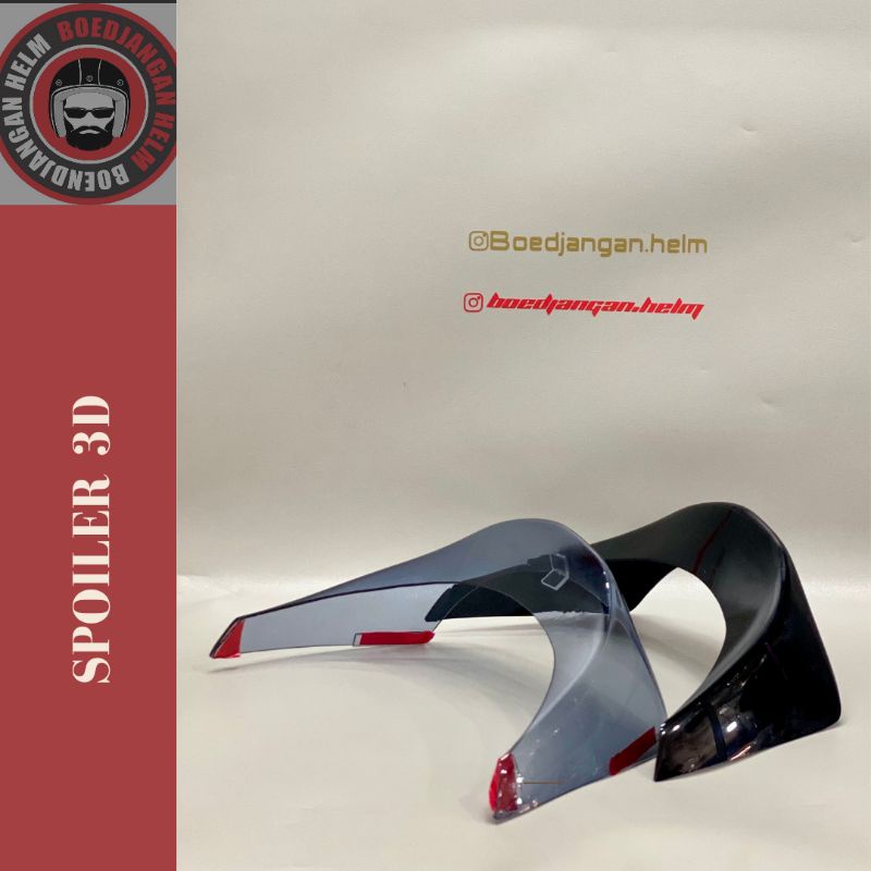 SPOILER HELM KYT RC7  - KYT HELM RC7SPOILER 3D