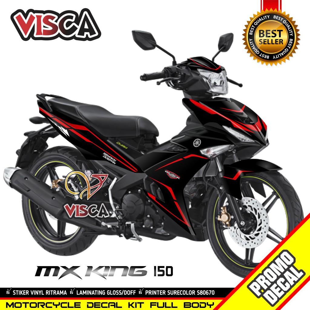 Decal Mx King 150 Full Body Dekal Mx King 150 Full Body Stiker Mx King 150 Full Body Variasi Stripin