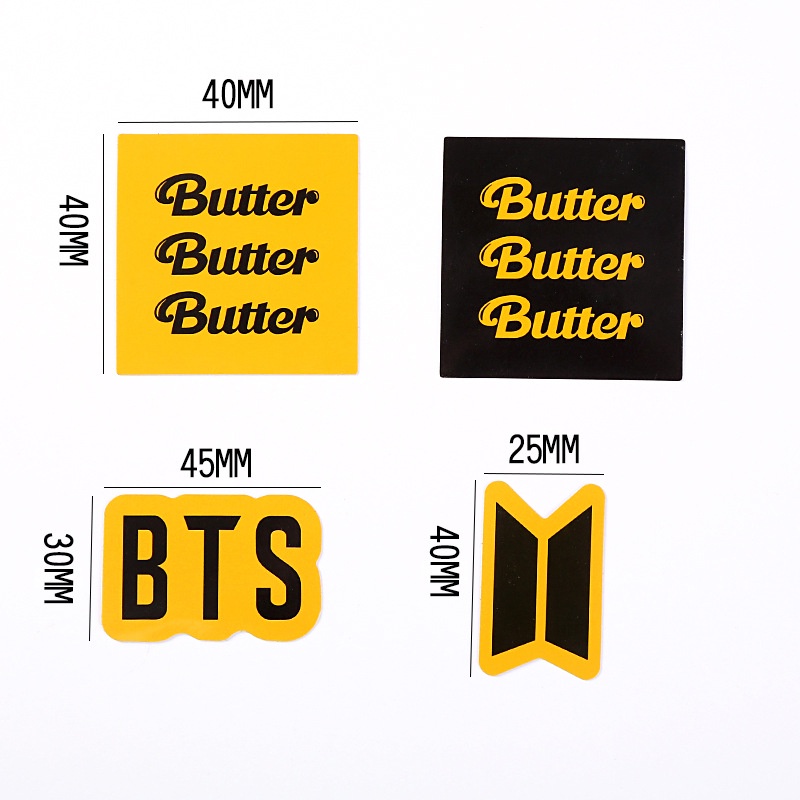 Stiker Kpop Bts Mentega