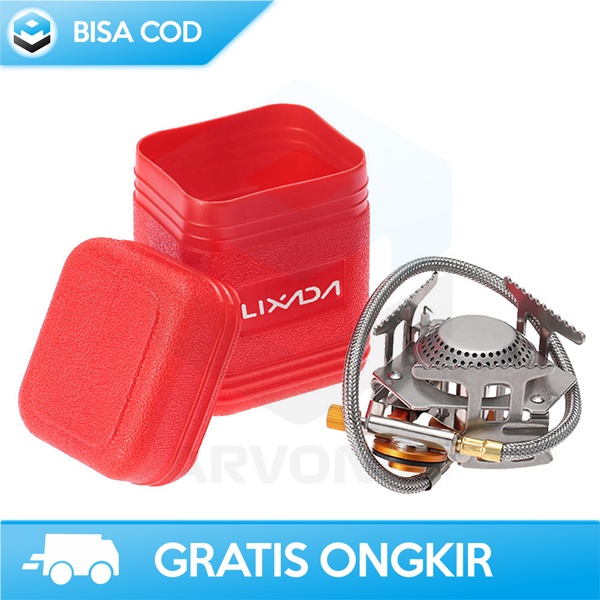 KOMPOR OUTDOOR GAS LIPAT MINI PORTABLE CAMPING TAFFSPORT WSS - 201 ORI