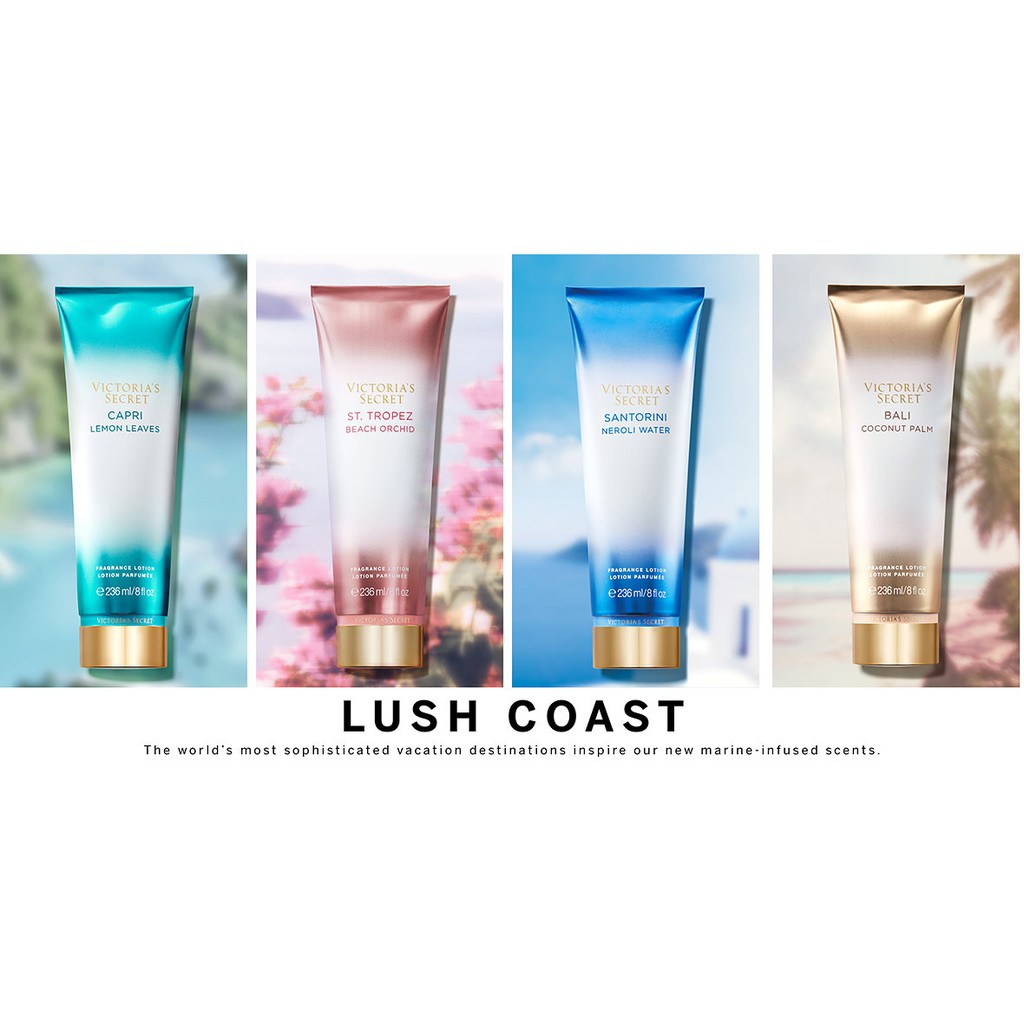 Victoria's Secret Body Lotion Lush Coast Series