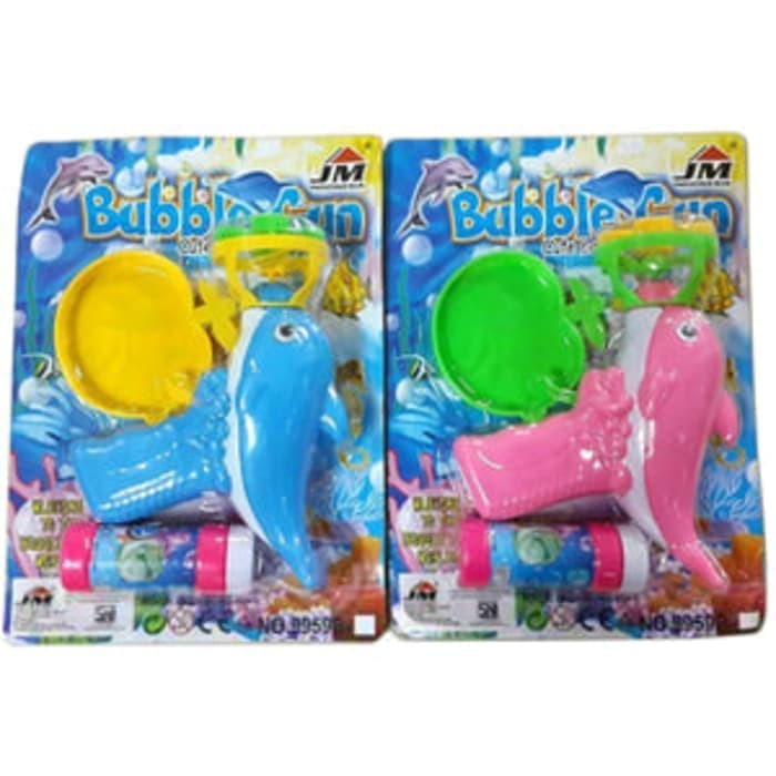 Gelembung Balon Dolphin - Mainan Anak Tembakan Bubble Sabun Balon