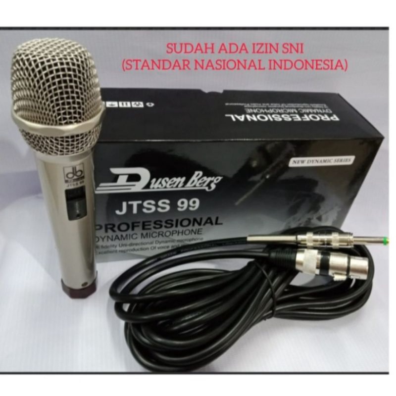 promo mic kabel DUSENBERG JTS 99 mic buat pidato.MC. karaoke.mic SNI