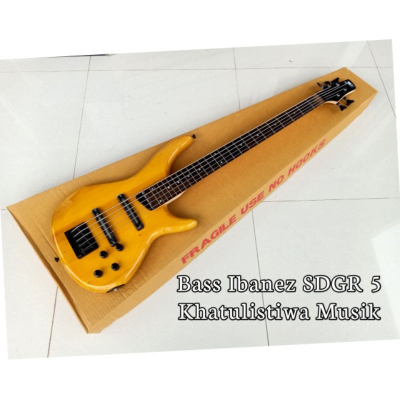 Bass Ibanez SDGR 5 String Pick up Gnb Korea Mantap