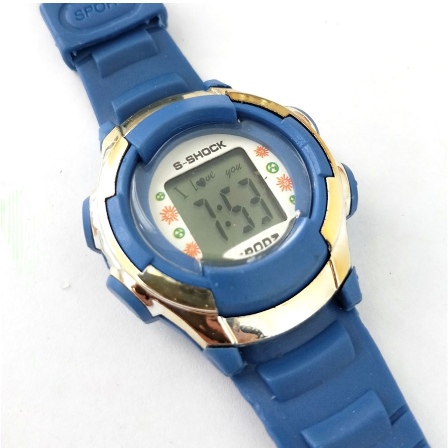 Jam Tangan Digital Sport Pria Wanita Warna Warni Rubber JT935 Free Baterai