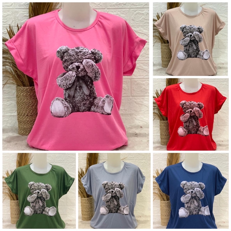 Kaos Wanita Jumbo Gambar Seri 3 Kaos Wanita Gambar jumbo seri 3