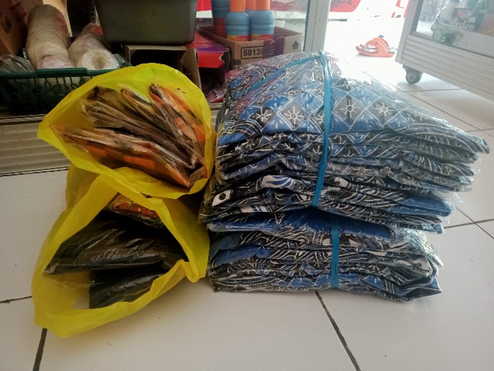 Size M L Xl Xxl New Kemejapria Lengan Pendek 848vo Pilot Pangkat 4029ys Batik Pria Turambi