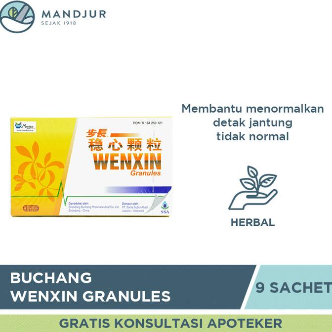Buchang Wenxin Granules - Obat Kesehatan Jantung Lemah, Aritmia