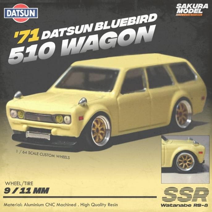 Ban Karet diecast Sakura Model SSR Watanabe RS-8 gold