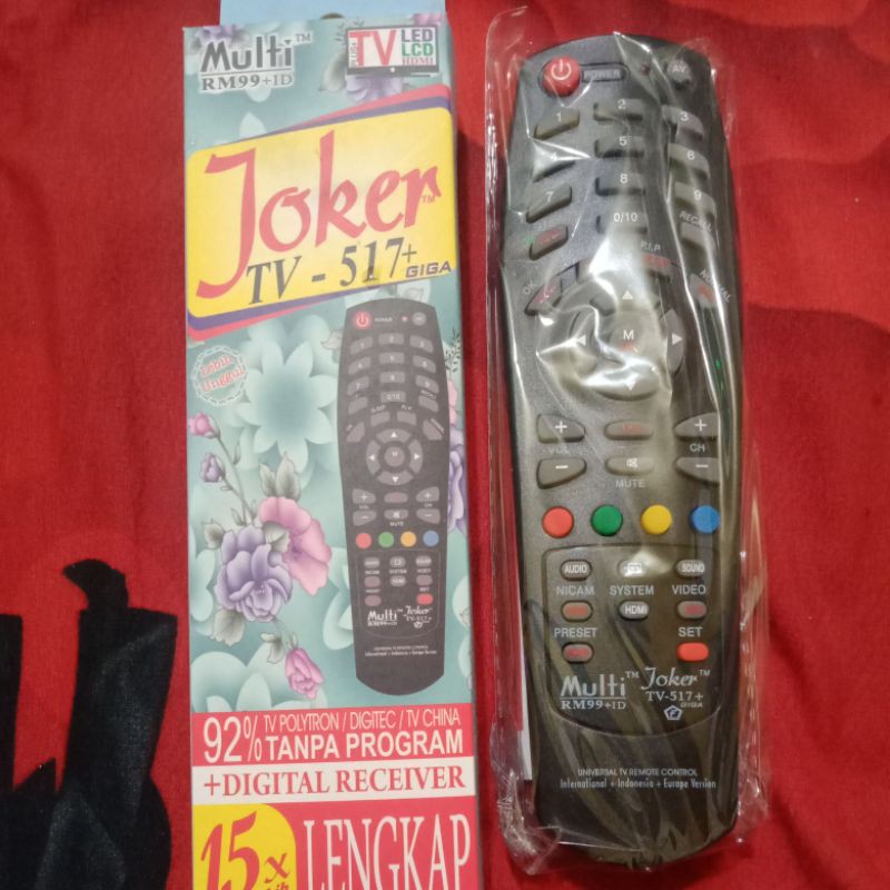 remote tv multi joker