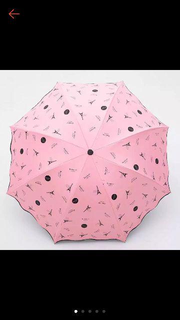 Payung Lipat 4 Fancy Karakter Paris Anti Uv Merk Osaka - Osk-363