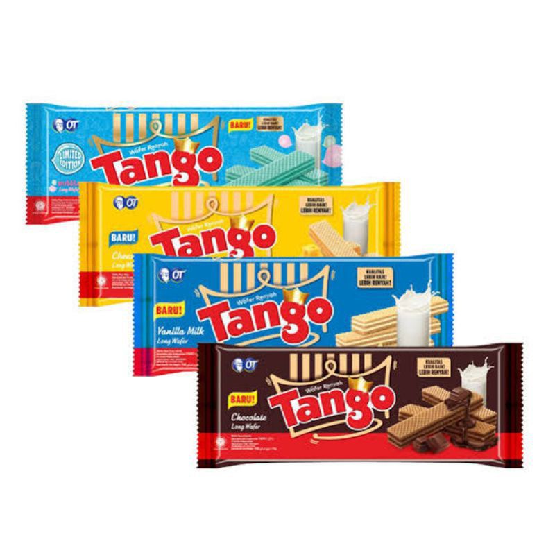 

Tango Wafer Renyah [130g] - Snack Cemilan Lezat Berlapis Krim Tebal