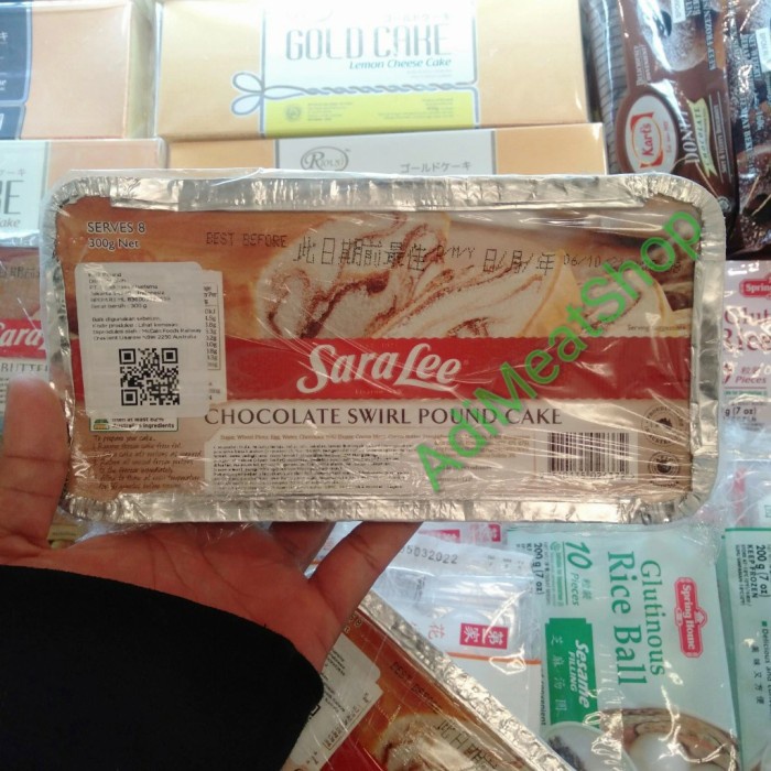 

SaraLee sara Lee chocolate swirl p cake 300 gr cake Frozen