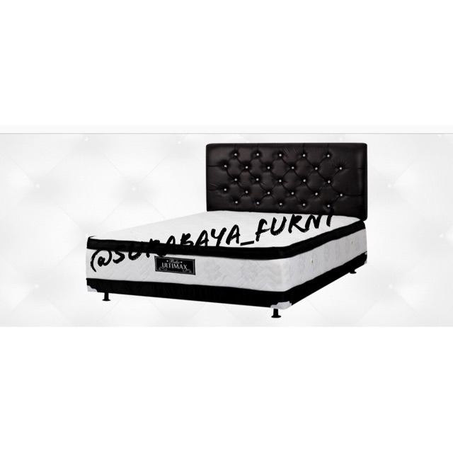 [Bella] Sale Springbed Set Bella (Springbed&Divan&Sandaran) Ultimax Bonus Bantal/Guling